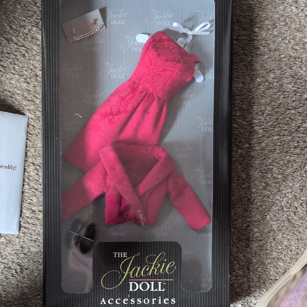 Jackie Kennedy Red Dress and Coat Set